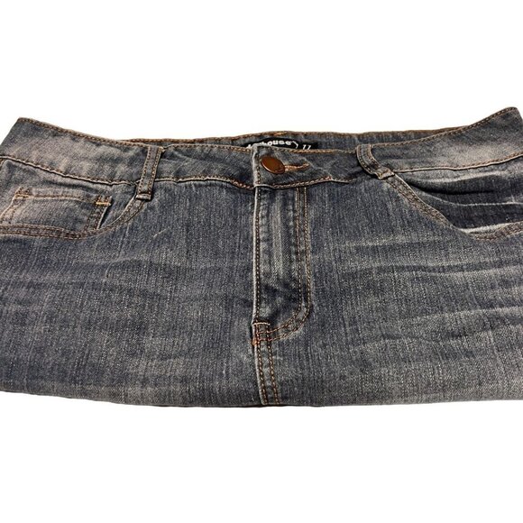 Dollhouse Women Short Skirt Color Wash Denim Size 11 Sku 1027 - Picture 6 of 10